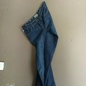 FRANKIE B. EUC SZ 6X34 WIDE LEG JEANS